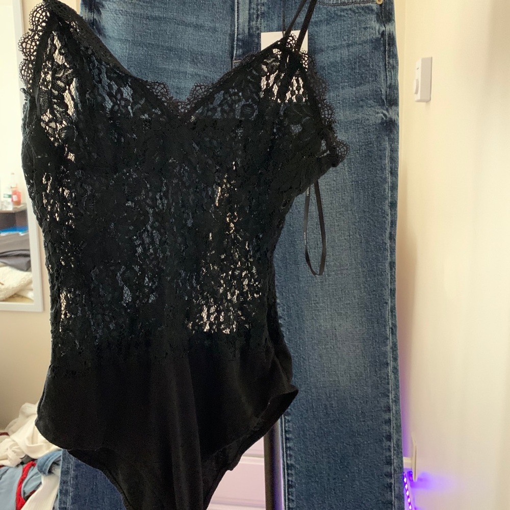 Black Lace Bodysuit